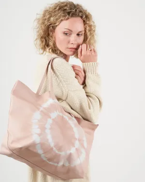 tie dye oversized tote - puff puff