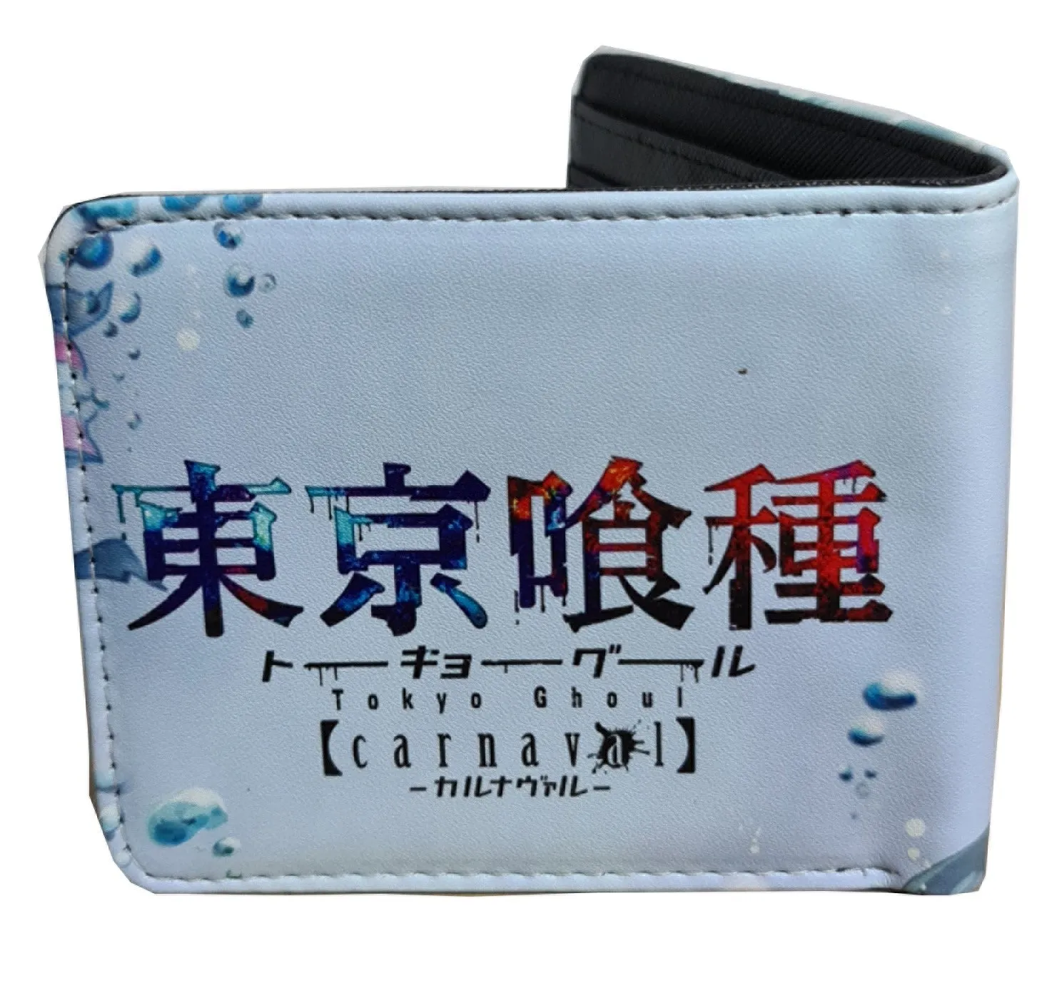 Tokyo Ghoul Anime Wallet - Ken Kaneki - Unisex - White / Premium PVC Leather