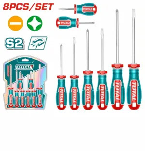 TOTAL 8 Pcs Screwdriver Set