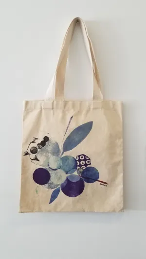 Tote Bag, Blue Bloom