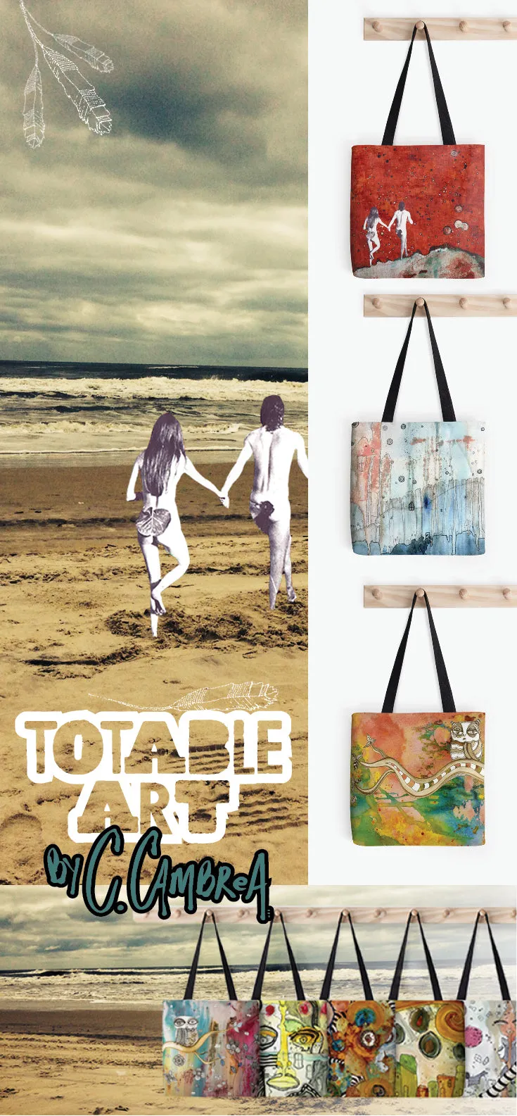 Tote Bag 'Surreal Owl I'