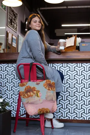 Tote bag - Waffle flowers