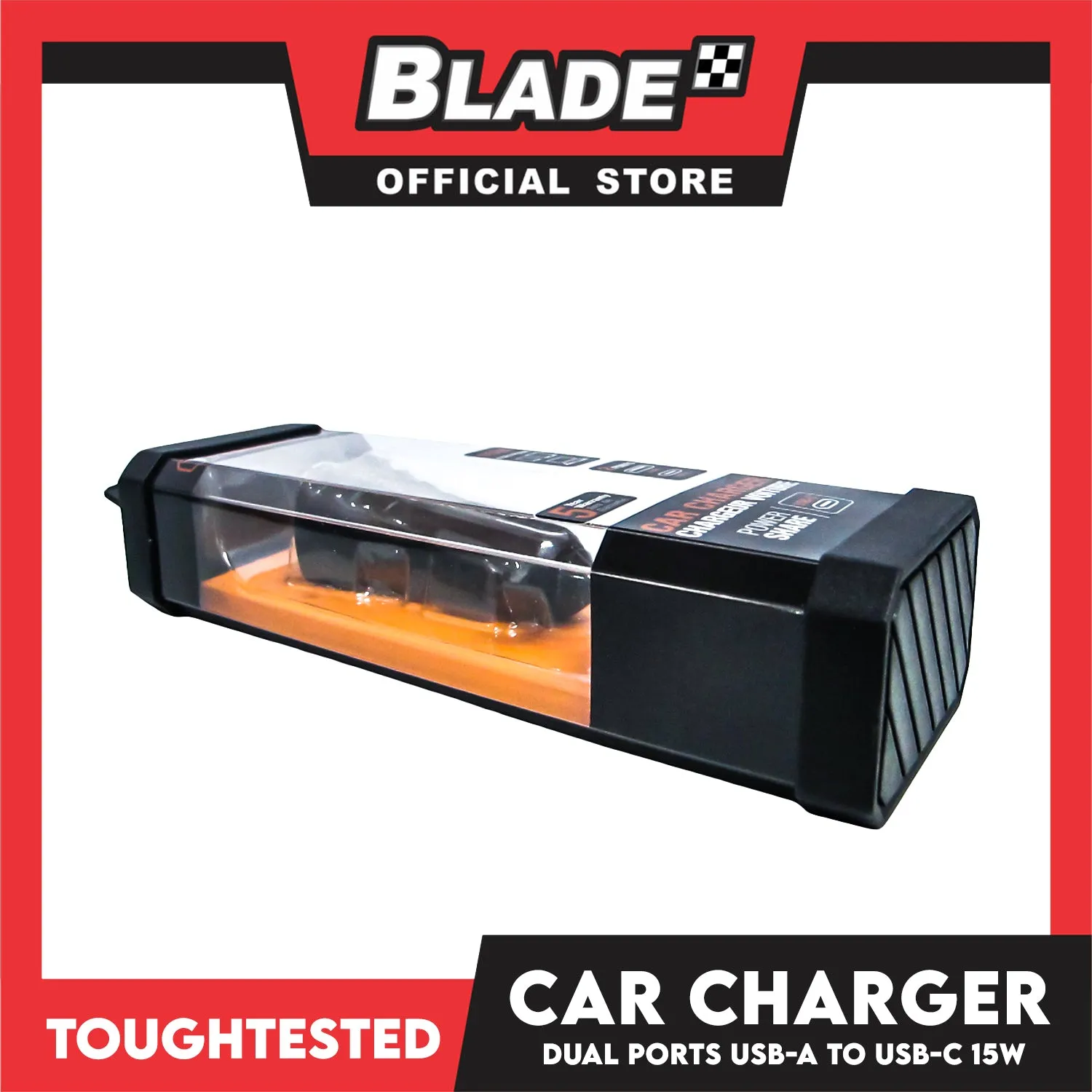 Tough Tested Car Charger TT-P15-CA 15W