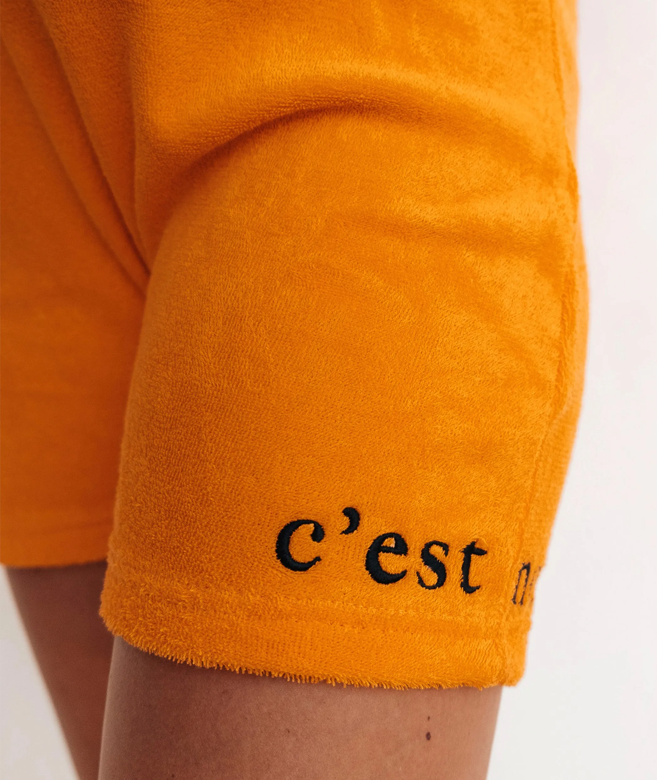 Towel Club x c'est normal Towel Jumpsuit Slim Orange