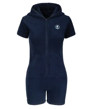 Towel Slim Jumpsuit Navy