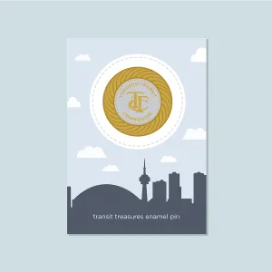 Transit Treasures Token Enamel Pin