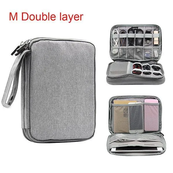 Travel Electronic Accessories and Cable Organizer Bag