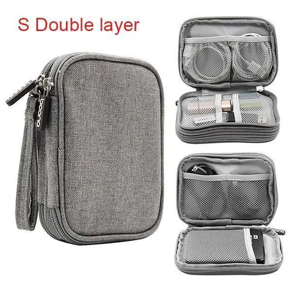 Travel Electronic Accessories and Cable Organizer Bag