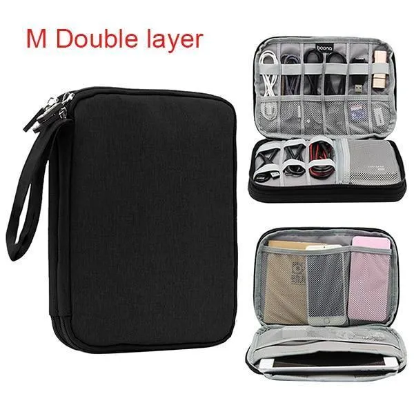 Travel Electronic Accessories and Cable Organizer Bag