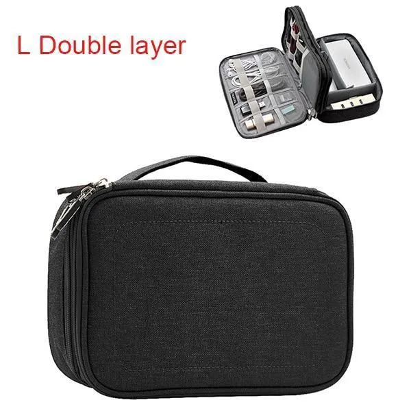 Travel Electronic Accessories and Cable Organizer Bag