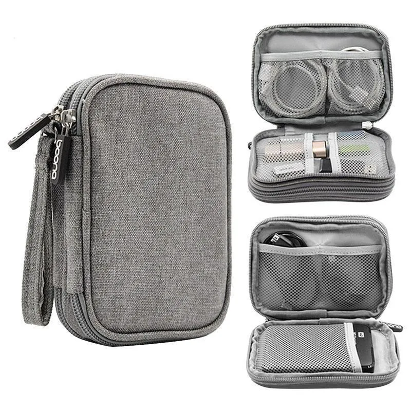 Travel Electronic Accessories and Cable Organizer Bag