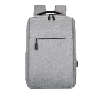 Trendy High Quality Unisex Waterproof  Backpack with USB Port and Laptop Pocket