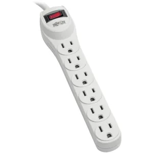 Tripp Lite Surge Protector Power Strip 120V 6 Outlet 2' Cord 180 Joule