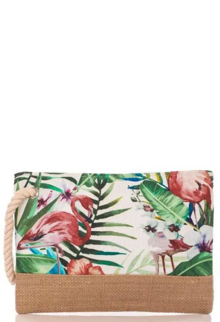 Tropical Zip Bag in 2 colors