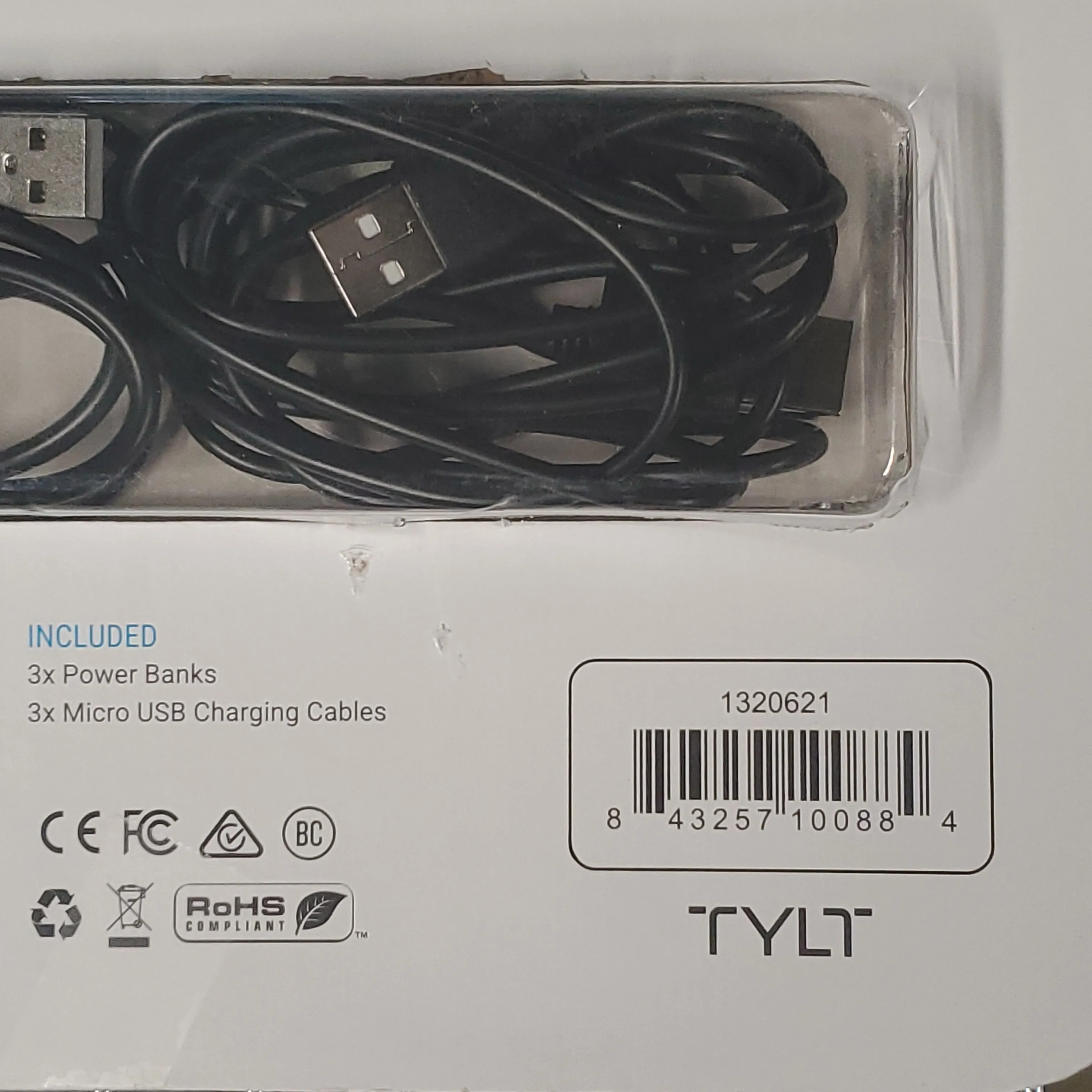 Tylt portable battery 5200 milliamp hour battery packs ap5