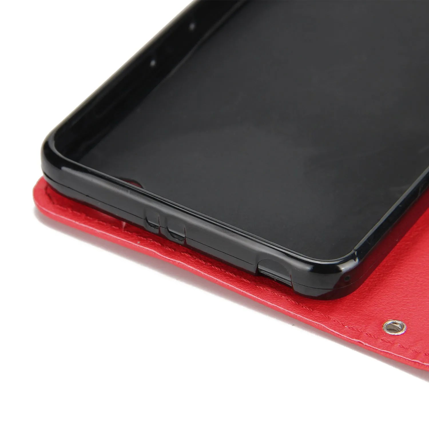 Ultra Slim Shockproof Full Protective Case with Card Wallet Slot for Xiaomi Redmi 4A Red wine