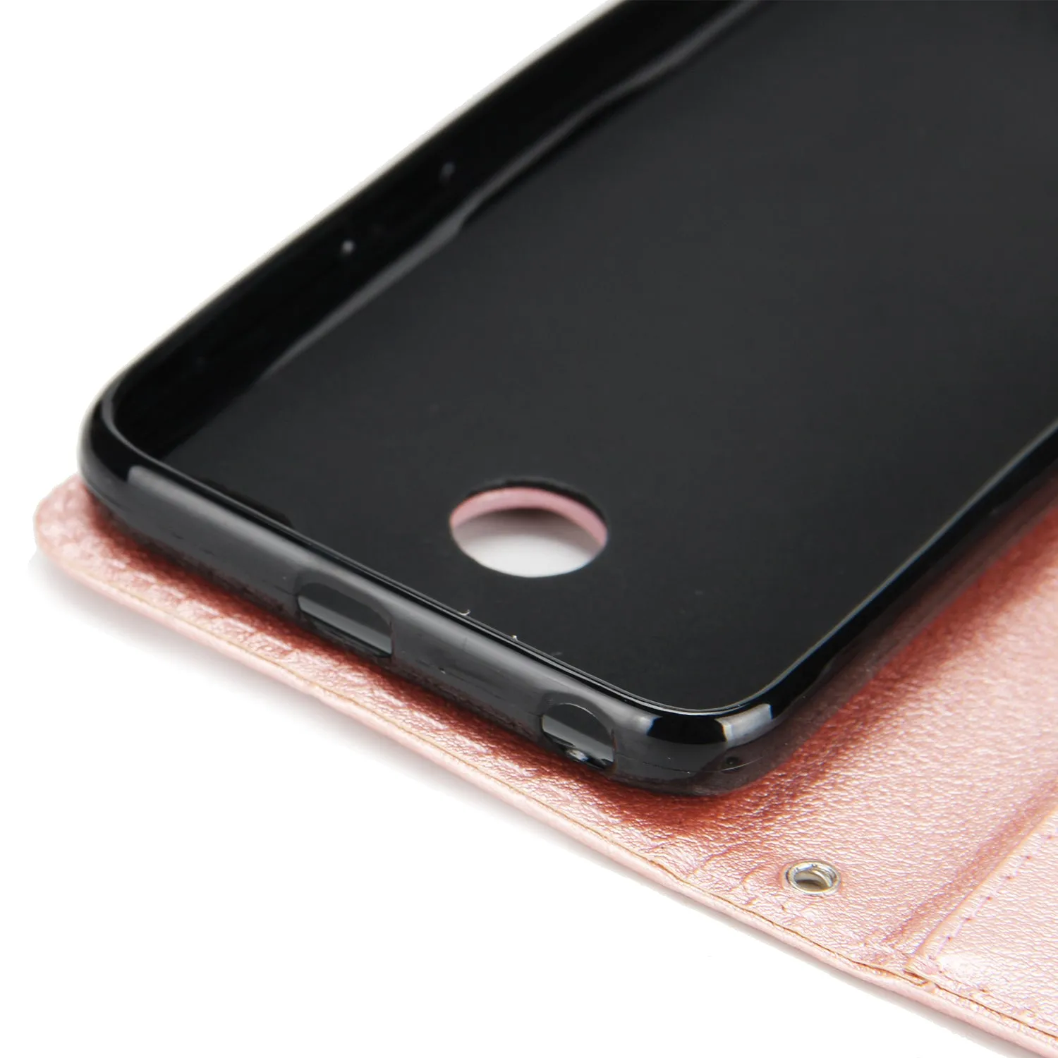 Ultra Slim Shockproof Full Protective Case with Card Wallet Slot for Xiaomi Redmi 4X Red wine