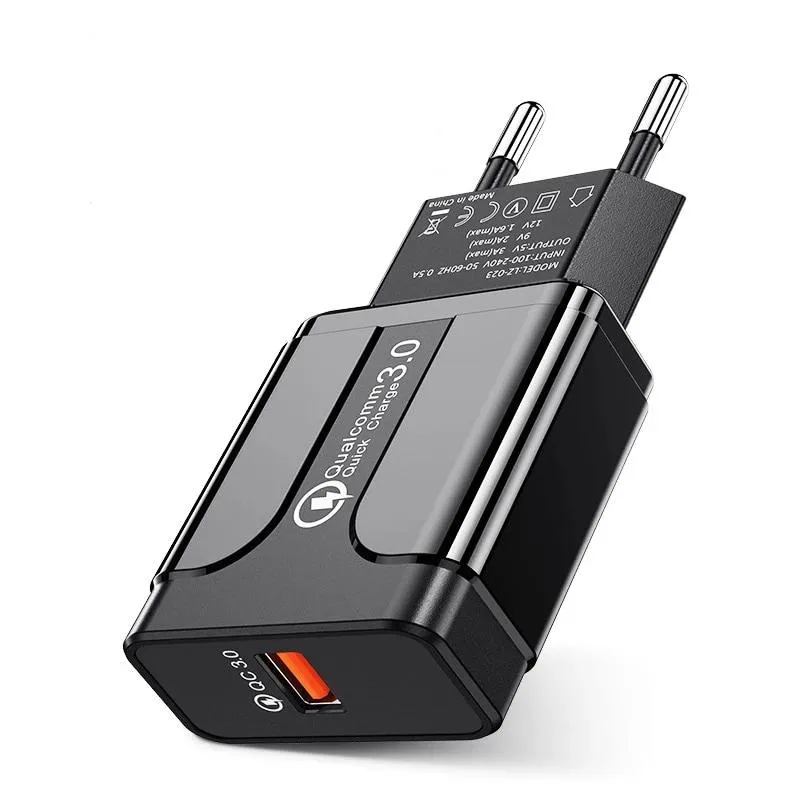 Universal Quick Charge 3.0 18W Qualcomm QC 3.0 4.0 Portable USB Charger