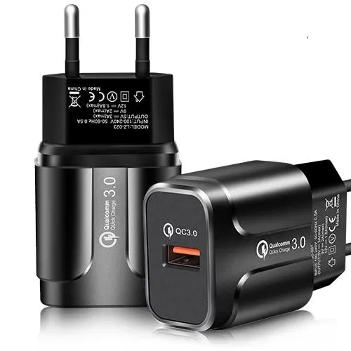 Universal Quick Charge 3.0 18W Qualcomm QC 3.0 4.0 Portable USB Charger