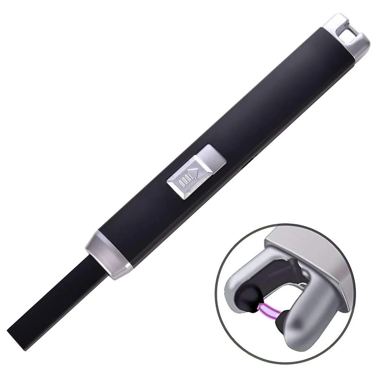 USB Arc Lighter - Black or Wood