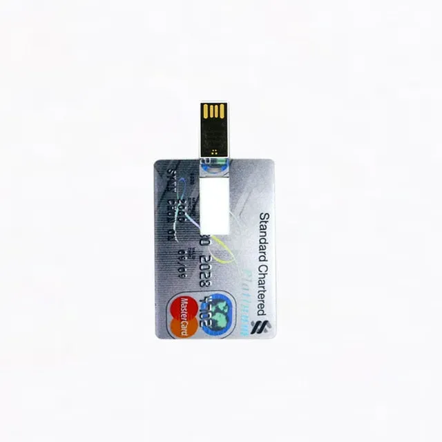 USB Flash Drive 32gb 64gb Bank Credit Card Shape Memory Stick