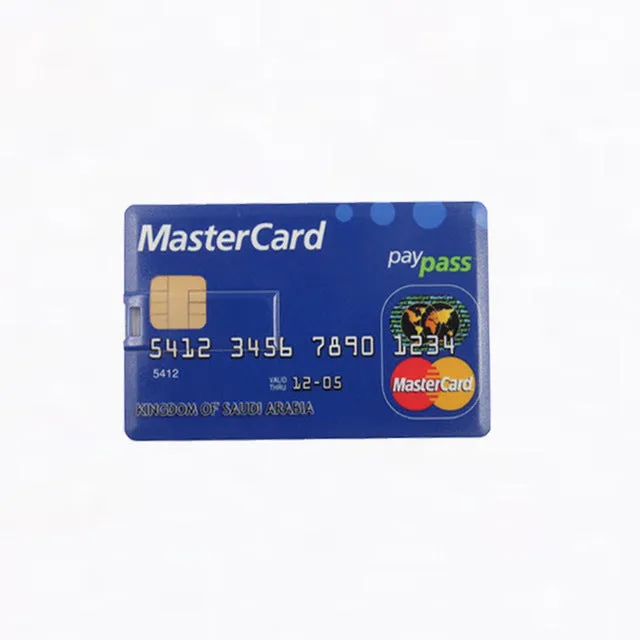 USB Flash Drive 32gb 64gb Bank Credit Card Shape Memory Stick