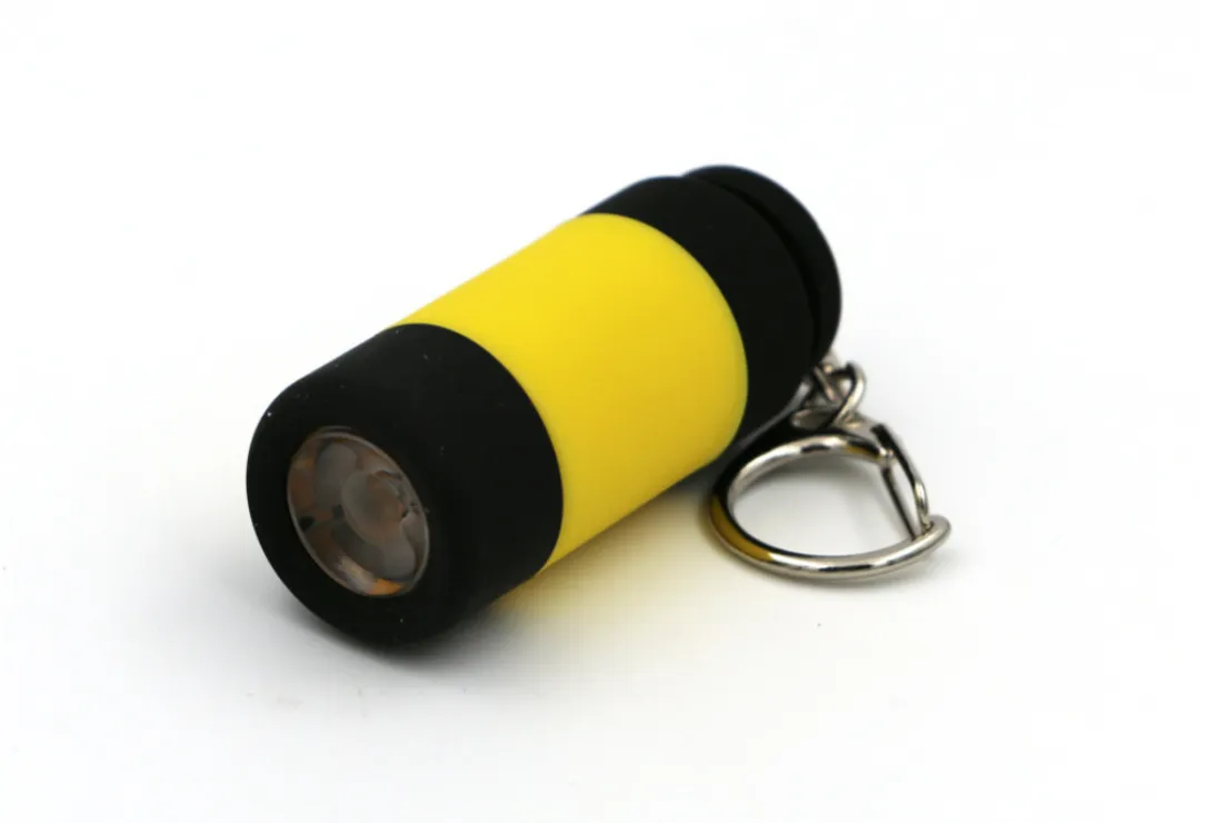 USB Ultra Bright Rechargeable LED Keychain Flashlight