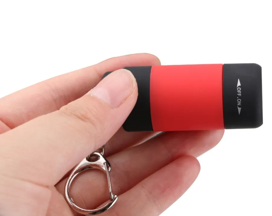 USB Ultra Bright Rechargeable LED Keychain Flashlight