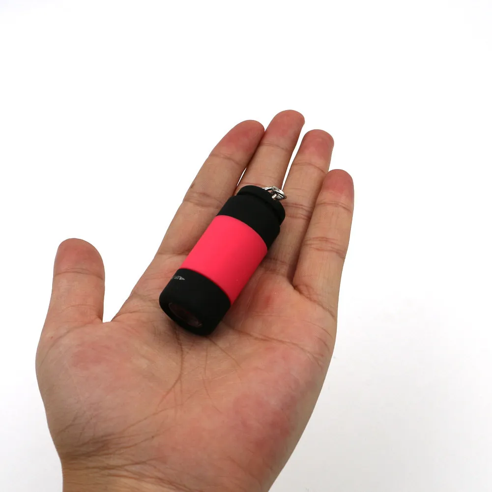 USB Ultra Bright Rechargeable LED Keychain Flashlight