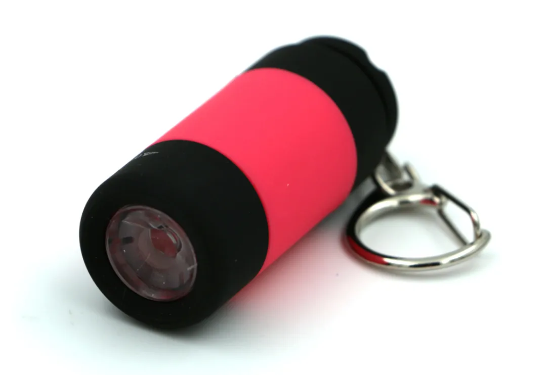 USB Ultra Bright Rechargeable LED Keychain Flashlight