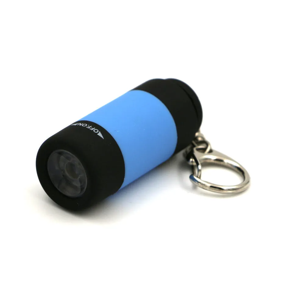 USB Ultra Bright Rechargeable LED Keychain Flashlight