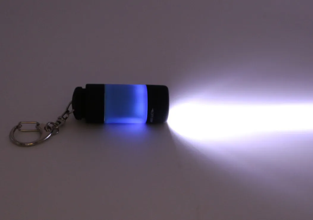 USB Ultra Bright Rechargeable LED Keychain Flashlight