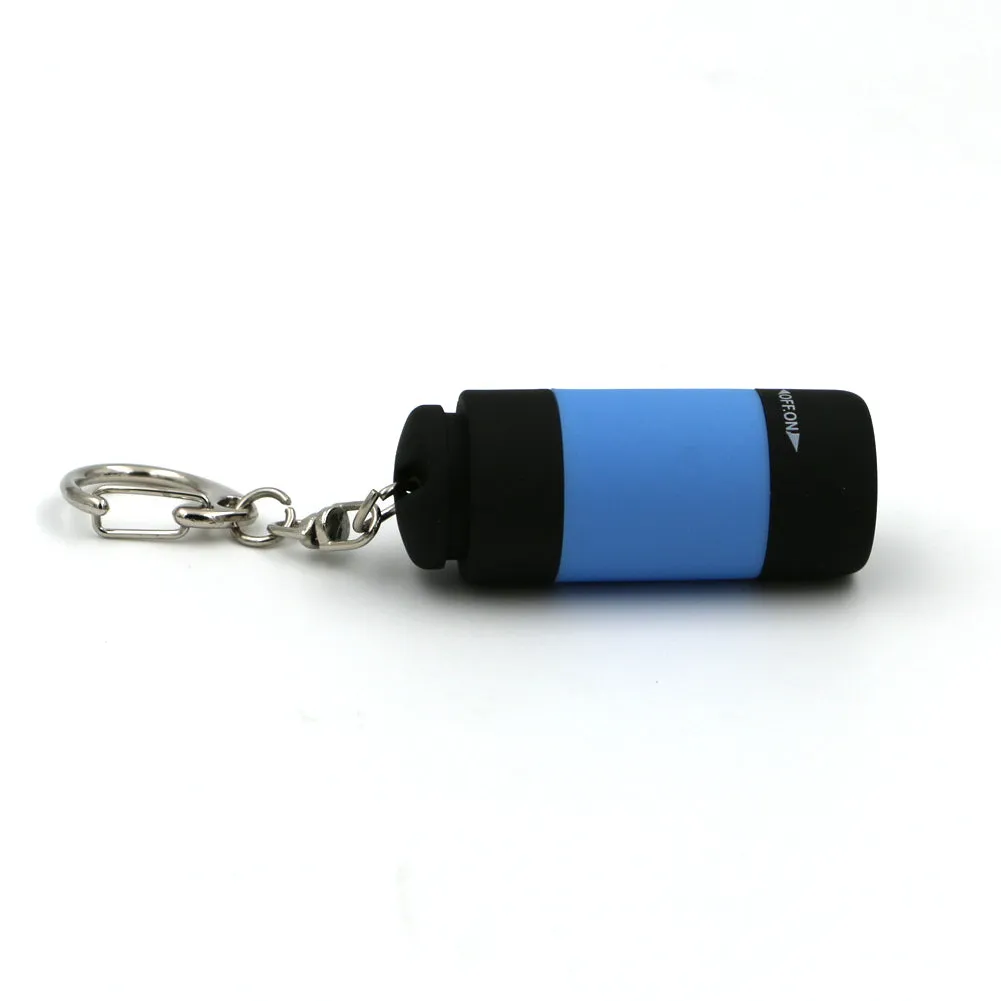 USB Ultra Bright Rechargeable LED Keychain Flashlight