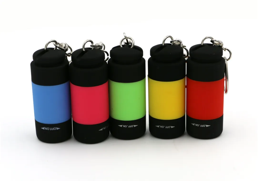 USB Ultra Bright Rechargeable LED Keychain Flashlight