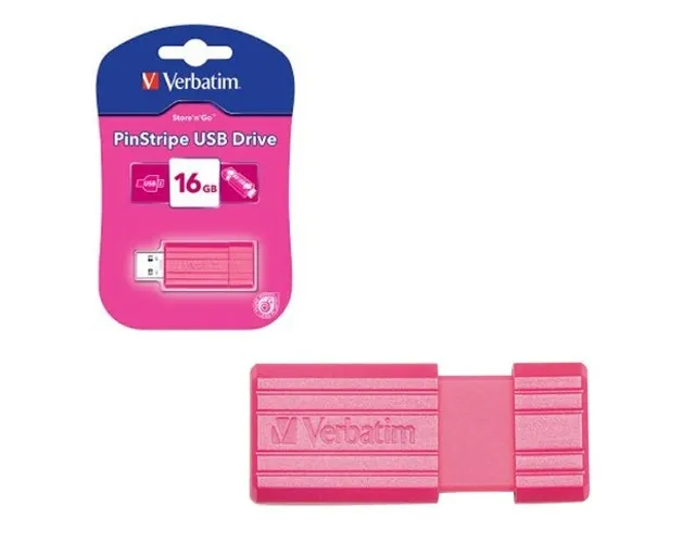 Verbatim 49067 Memoria Storengo Anstripe 16 Gb Color Rosa
