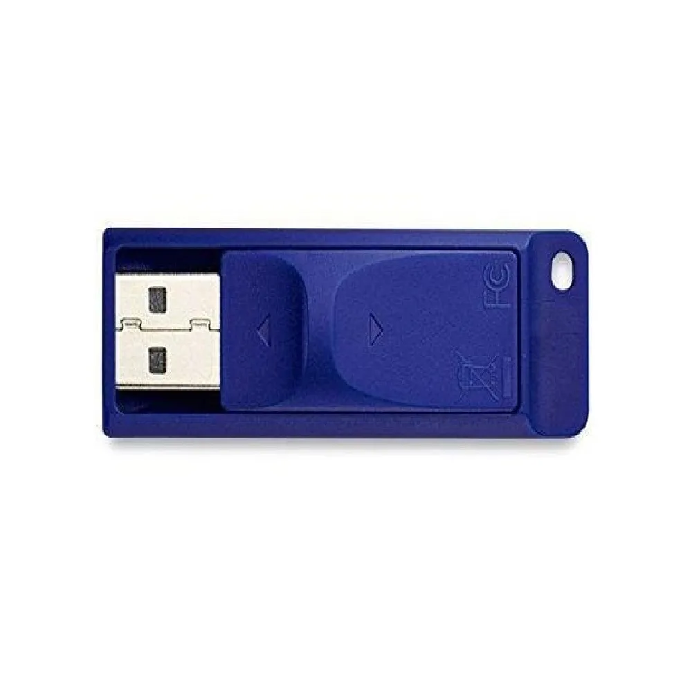 Verbatim 97275 Memoria Usb Retractil Store N Go 16 B, Azul