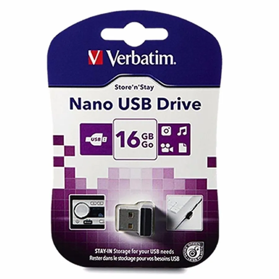 Verbatim 97464 Memoria Usb 16 Gb Store N Stay Nano