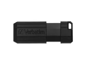 Verbatim Pin Stripe Memoria Usb ,16 Gb, Usb 2.0, Negro 49063