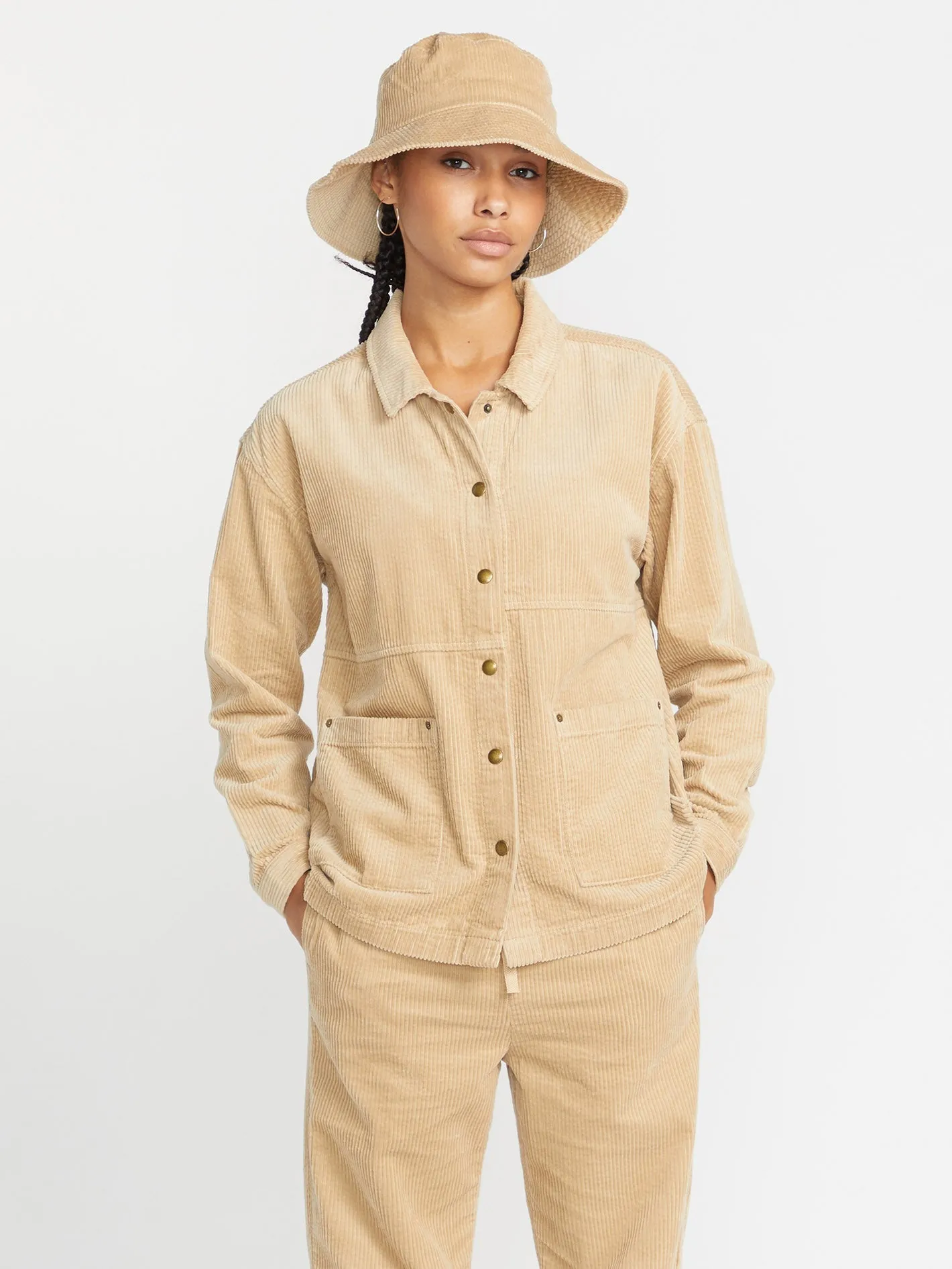 Veste Stone Street Shacket - KHAKI