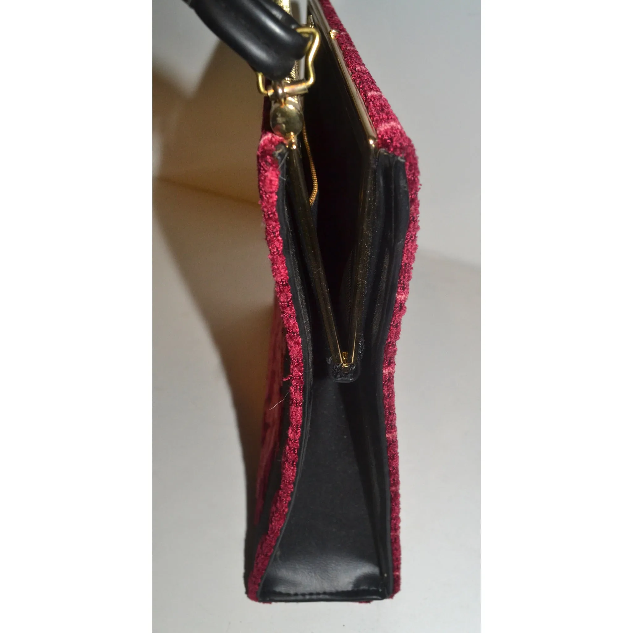 Victorian Style Pink Carpetbag Purse