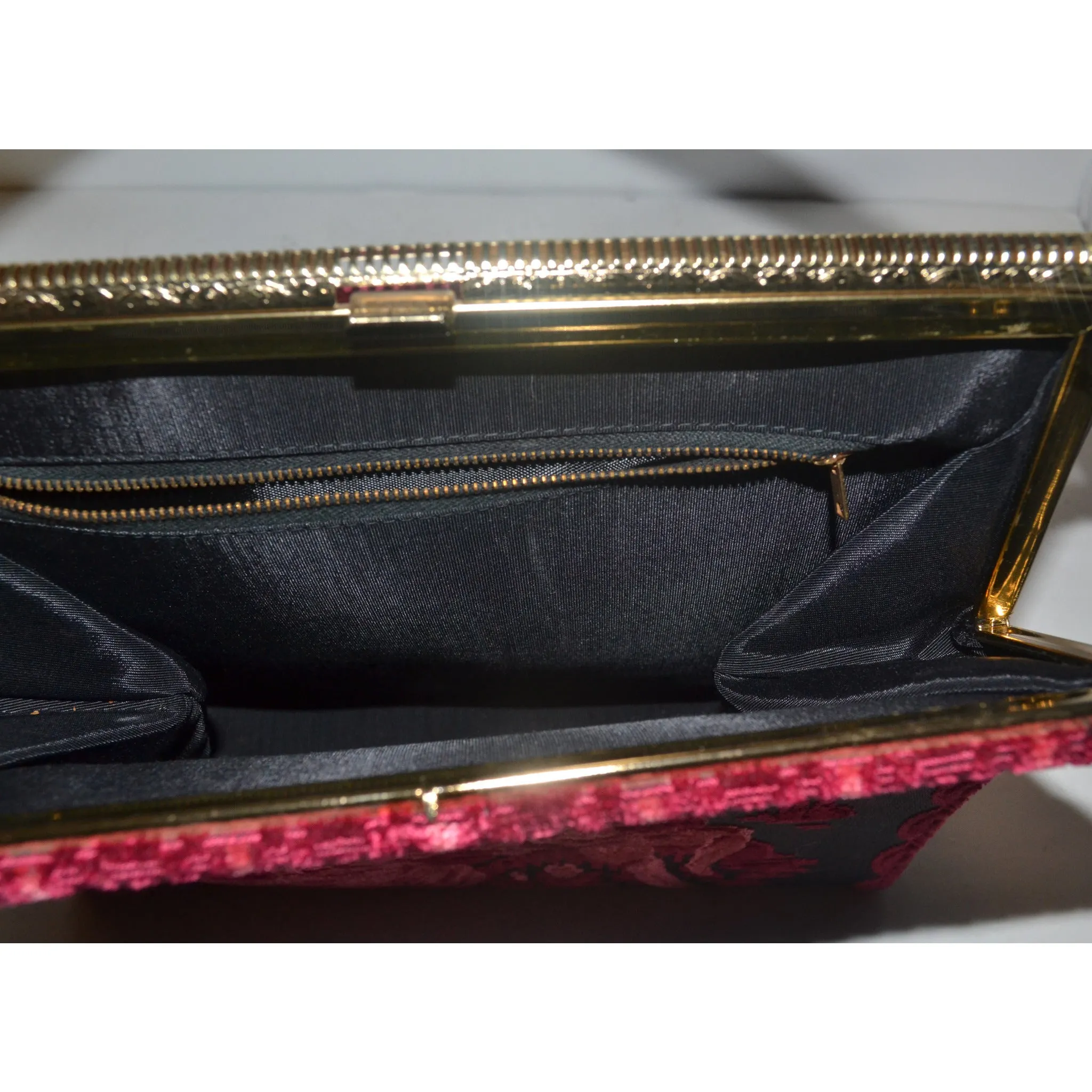 Victorian Style Pink Carpetbag Purse