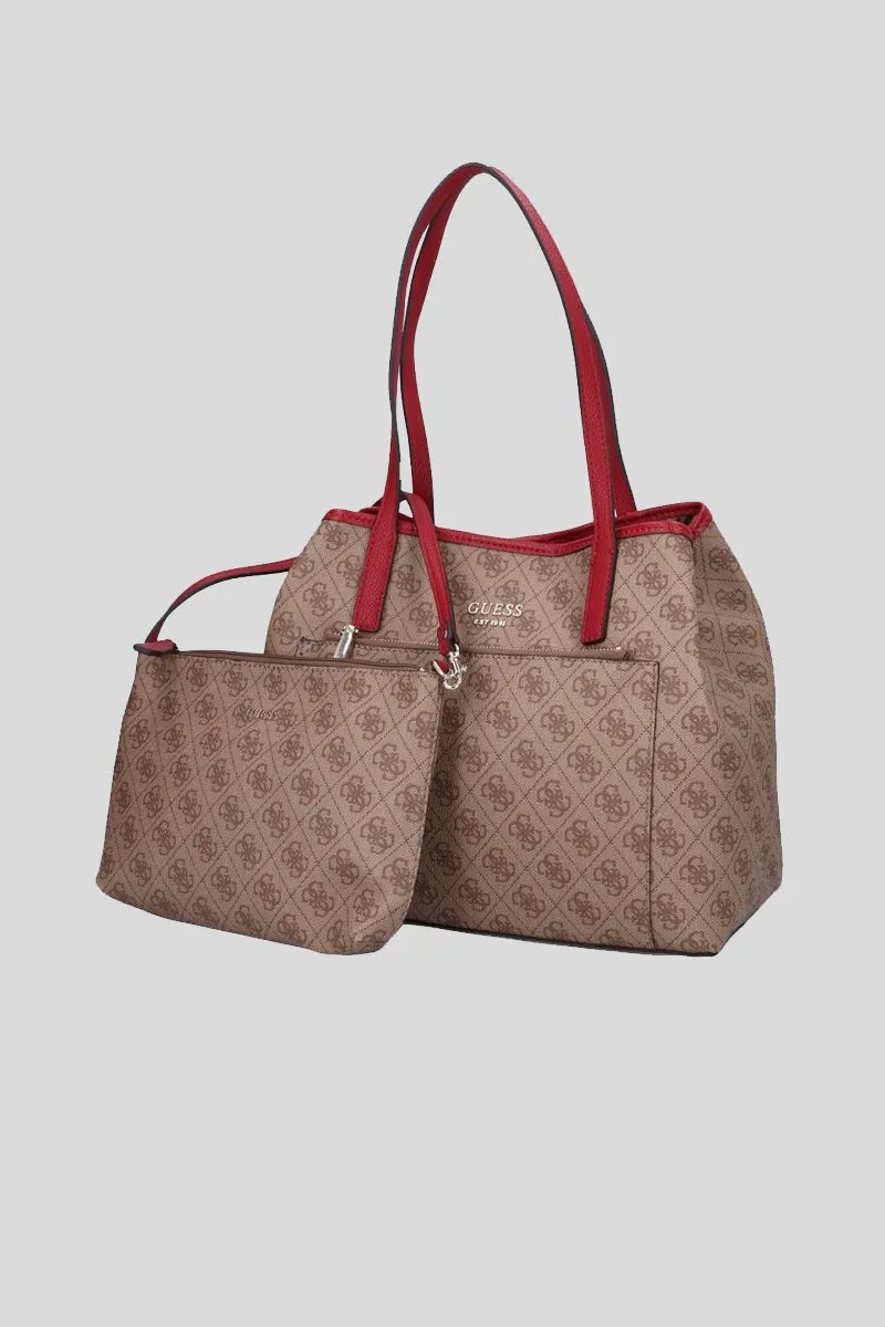 Vikky Roo Tote - Latte Logo