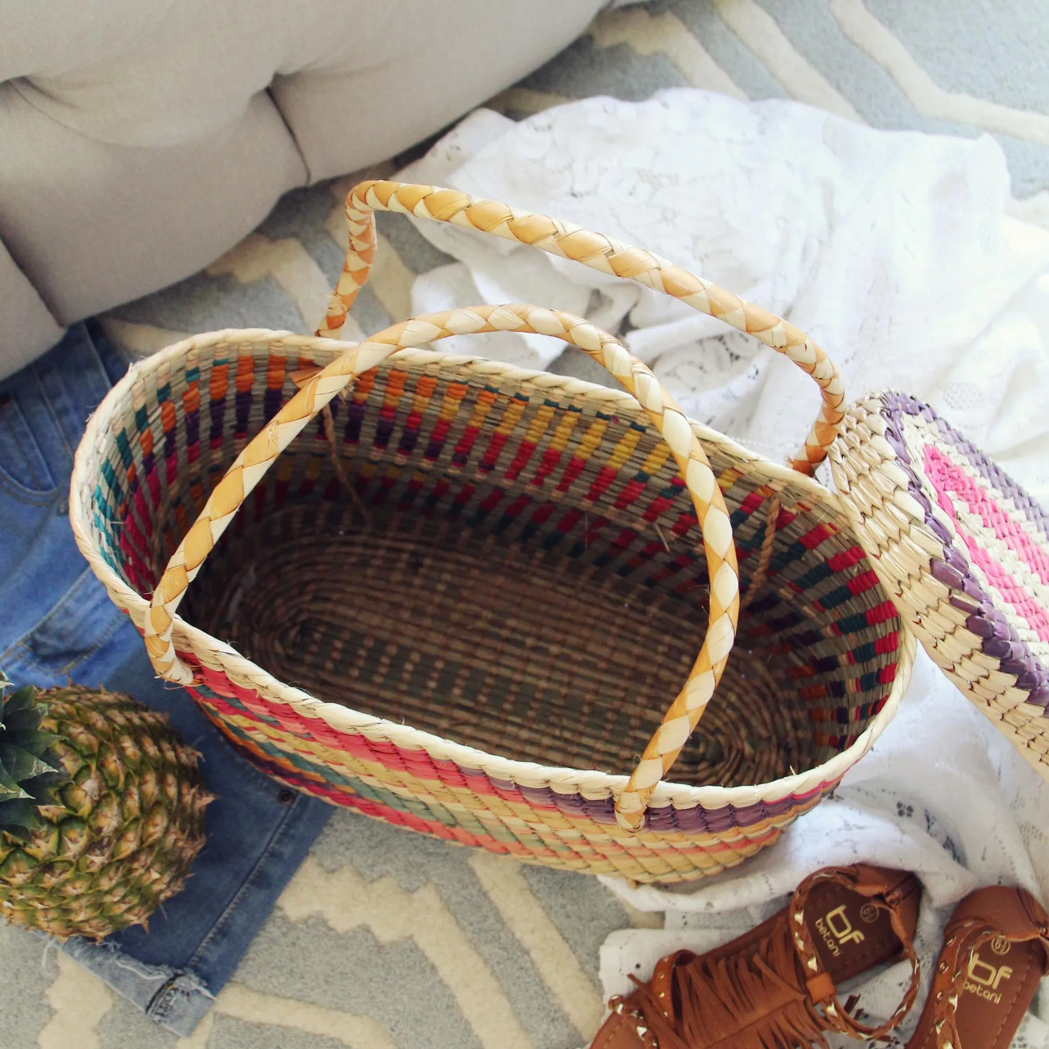 Vintage 70's Boho Tote