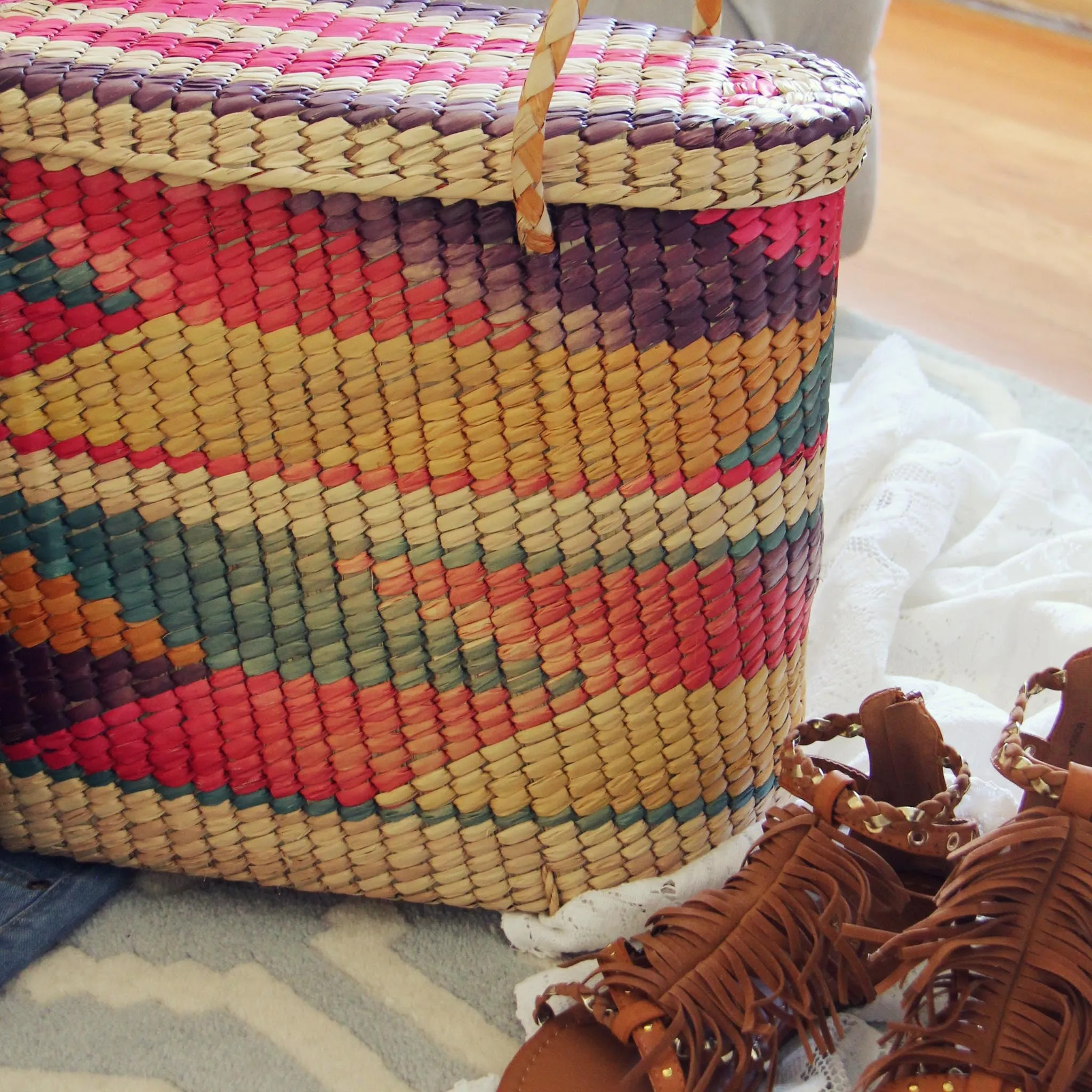 Vintage 70's Boho Tote