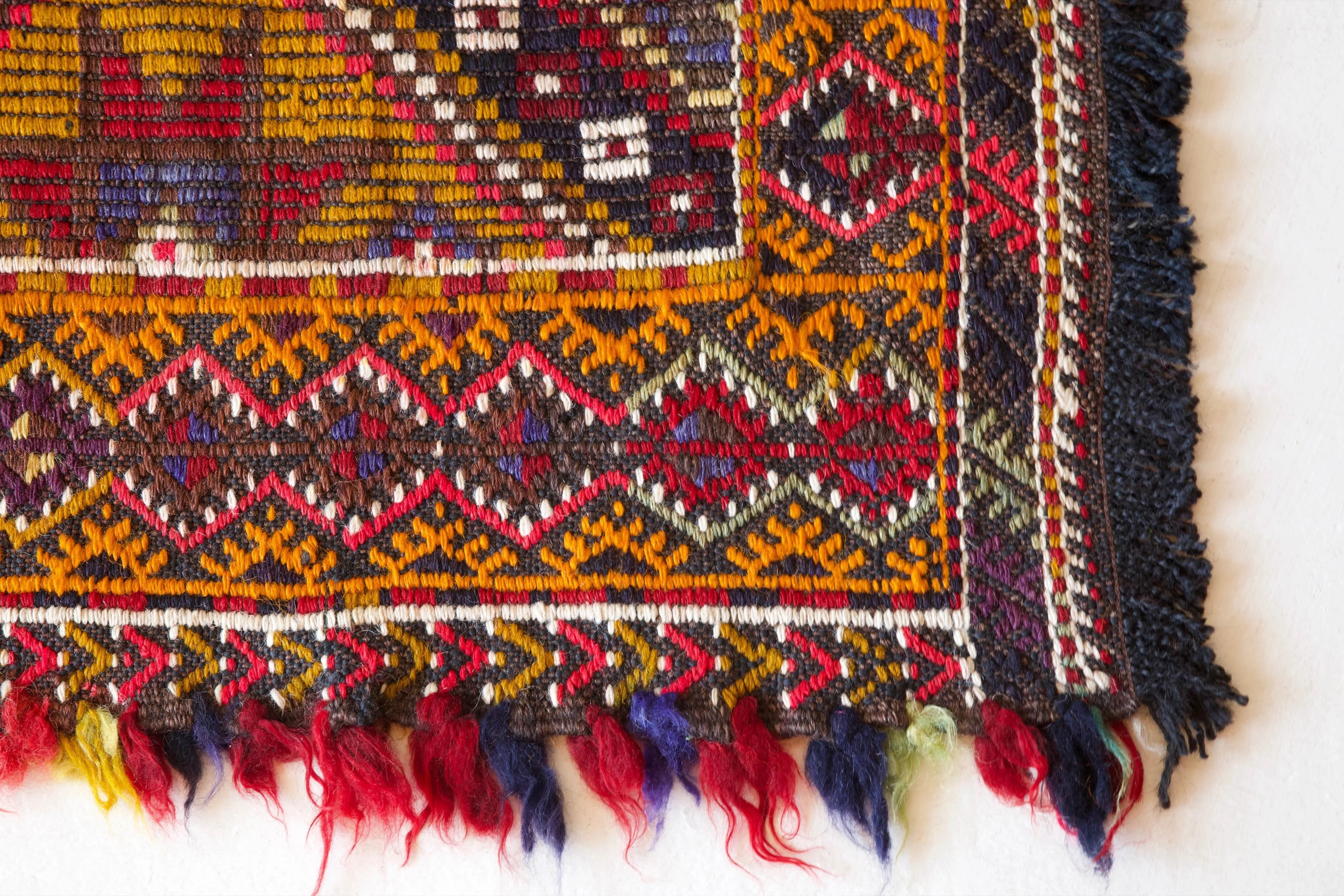 Vintage Mini Cicim Kilim Rug 2'7"x4'1"