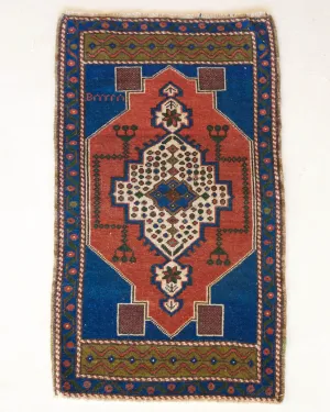 Vintage Mini Turkish Rug 22"x44"