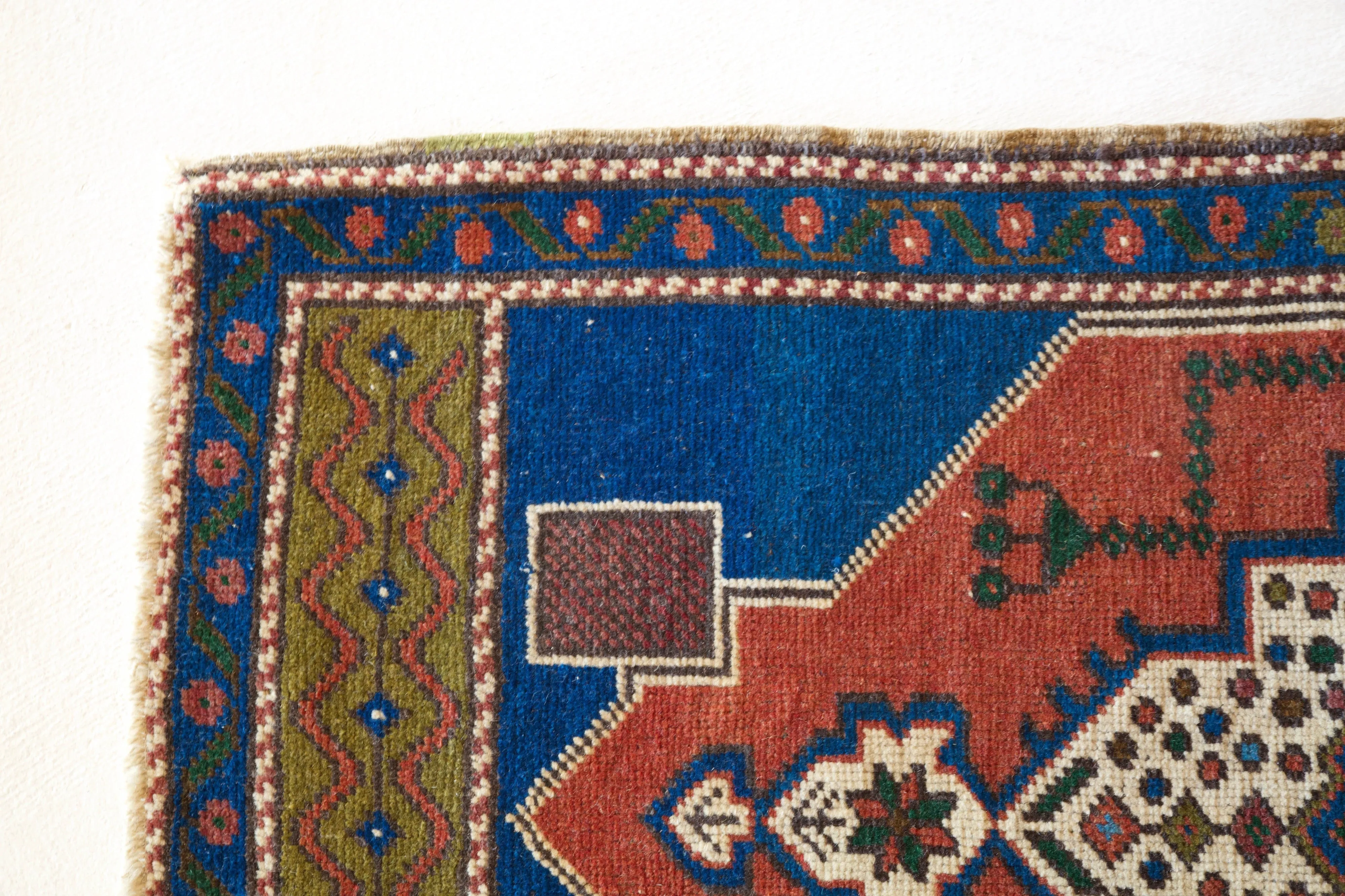 Vintage Mini Turkish Rug 22"x44"