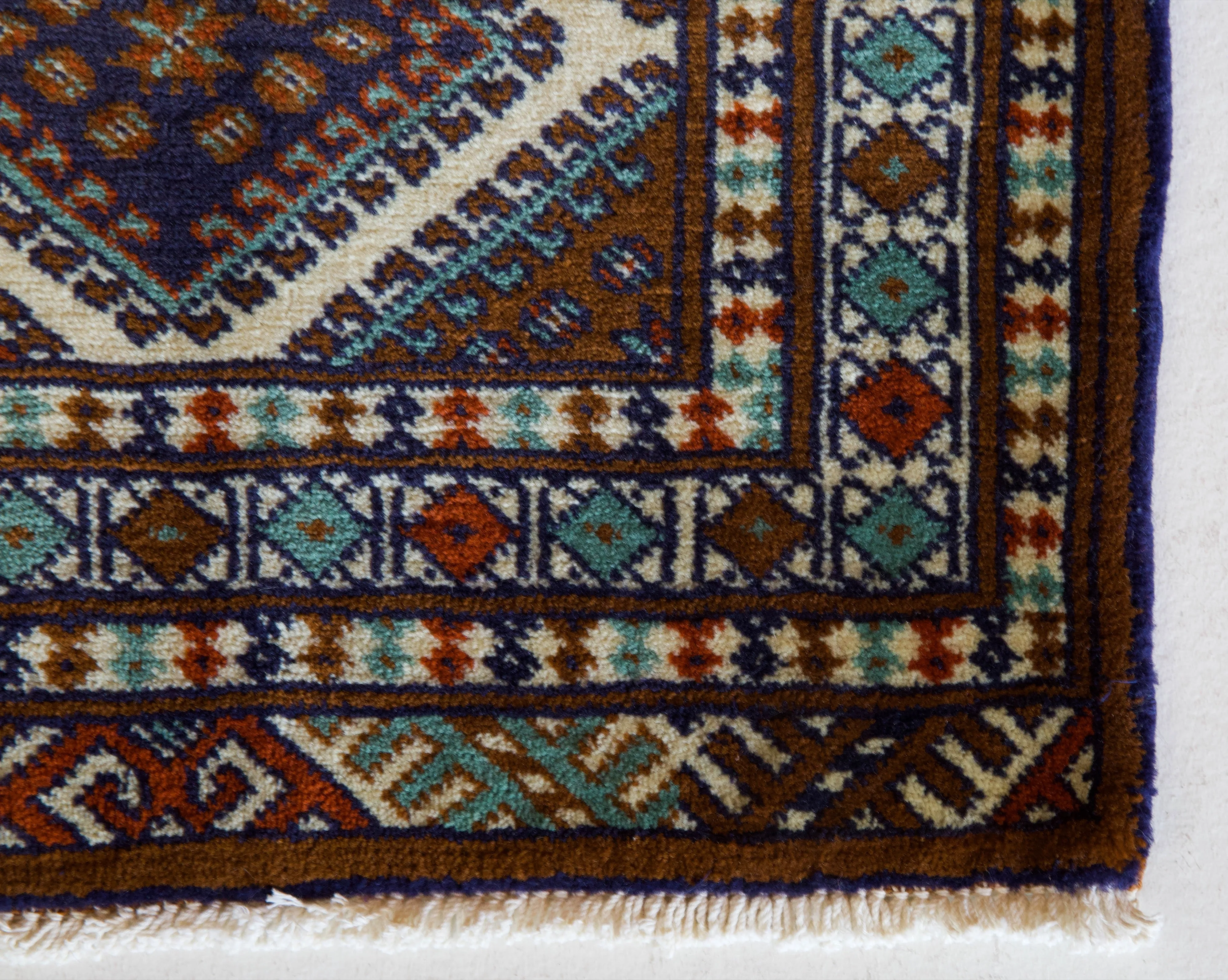 Vintage Mini Turkish Rug 23"x36"