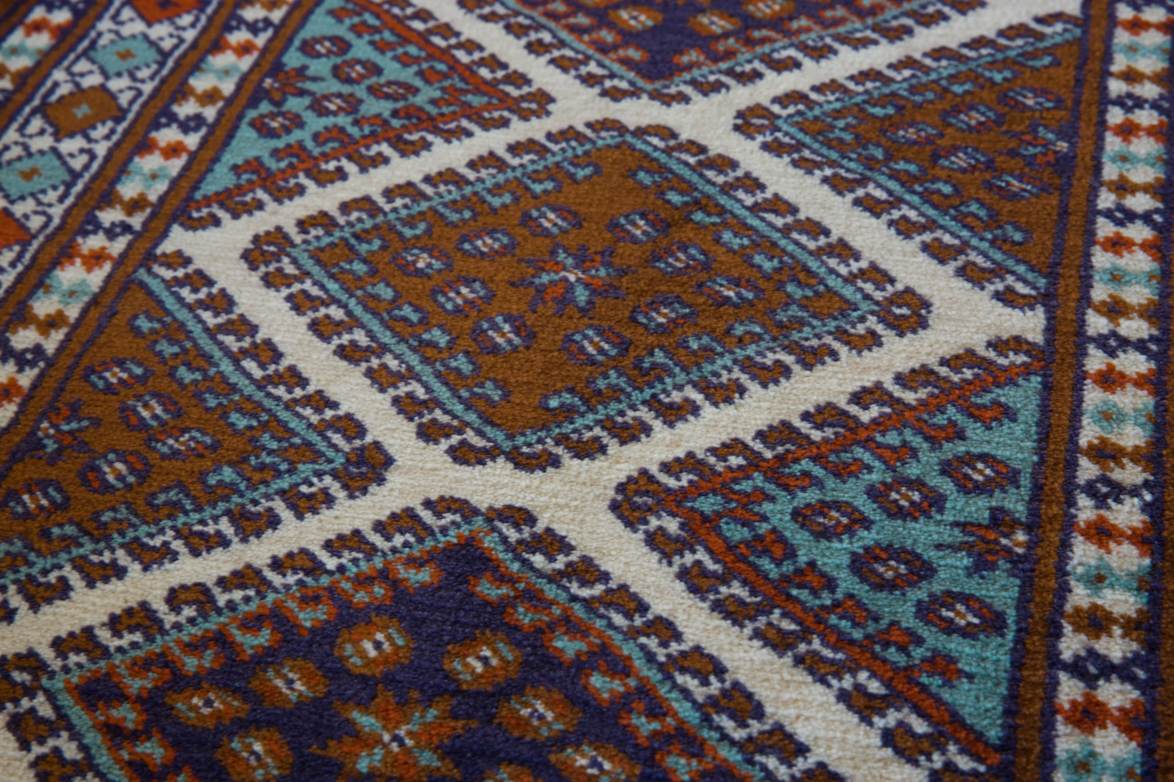 Vintage Mini Turkish Rug 23"x36"