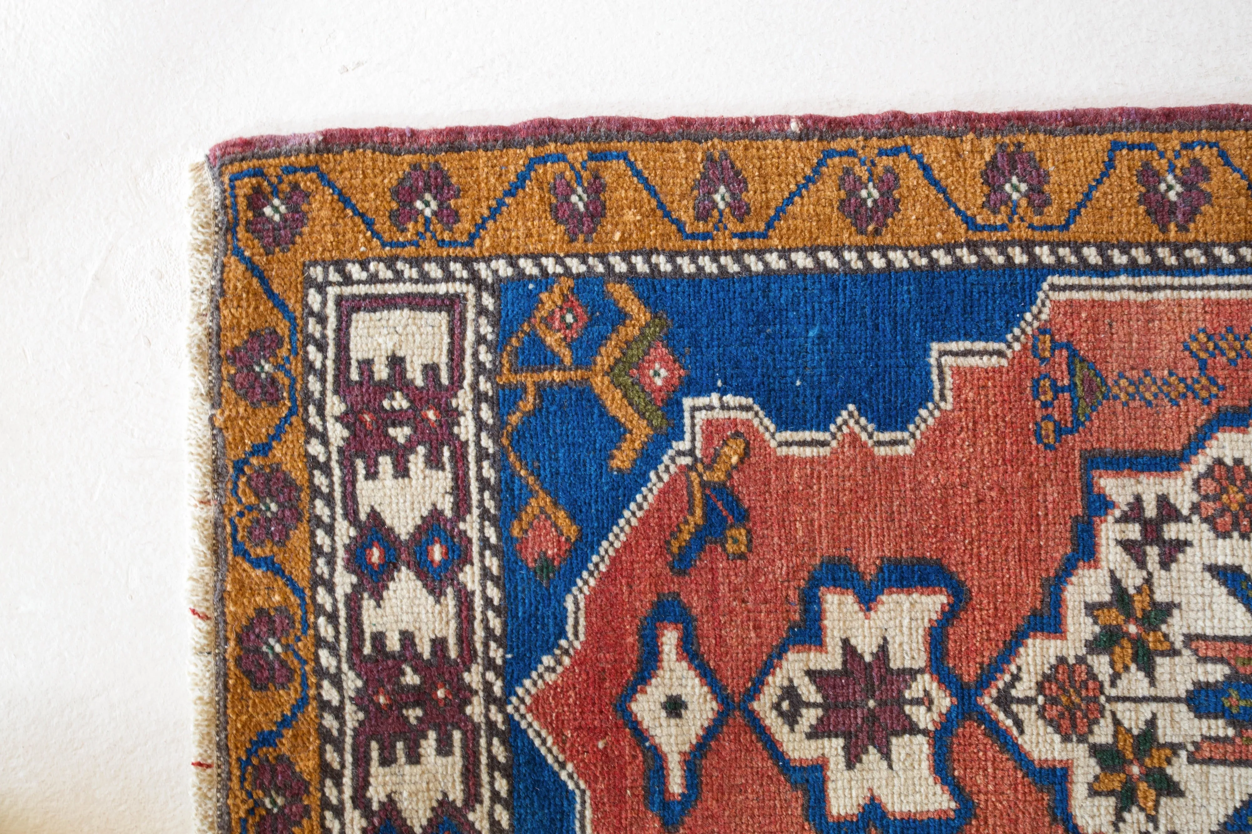 Vintage Mini Turkish Rug 24"x44"